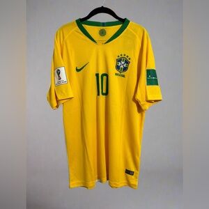 Brazil 2018 World Cup Retro Jersey- Neymar Jr. #10